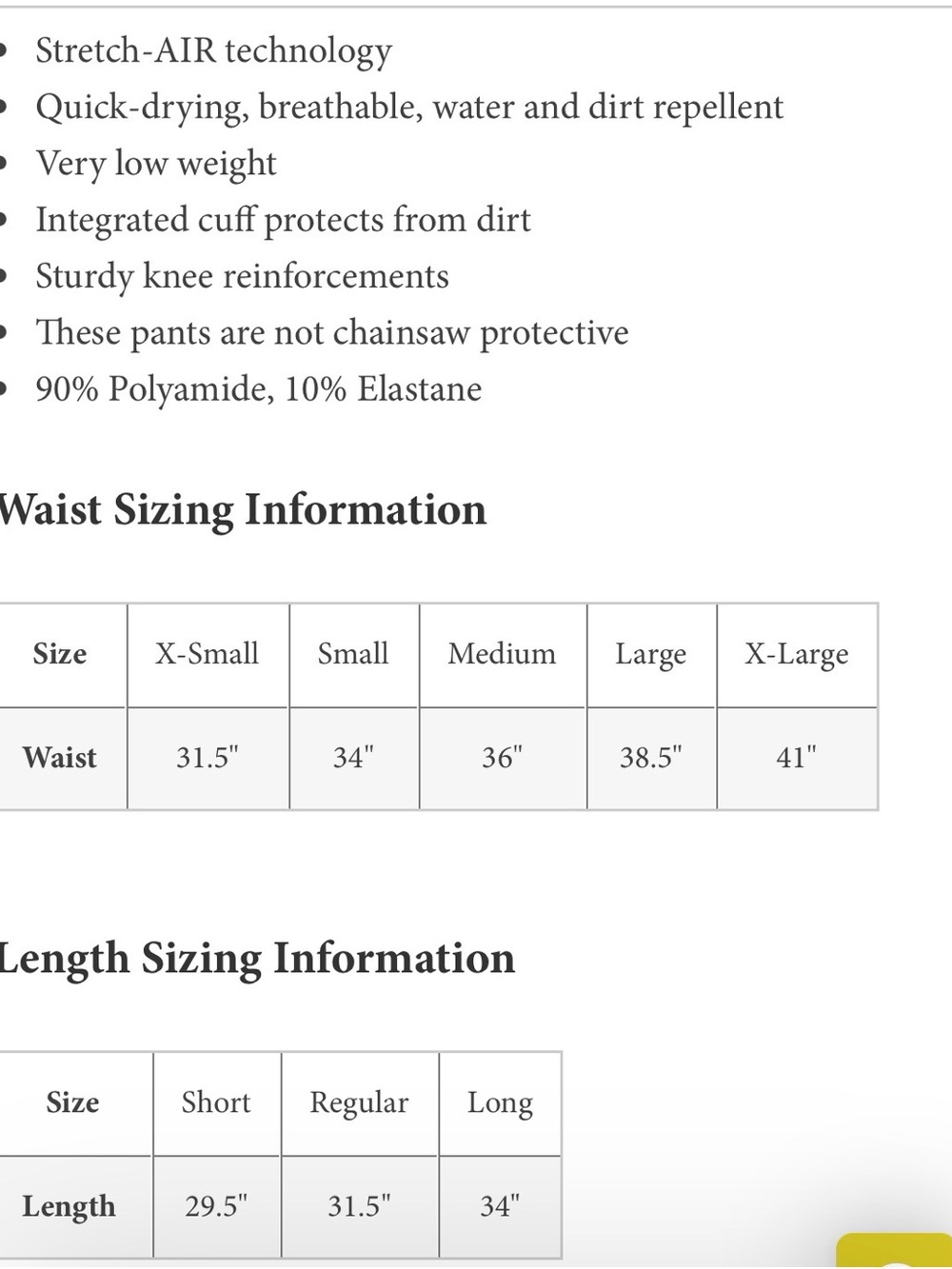 Pfanner Stretch Climbing Arborist Pants - Picture 10 of 10